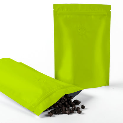 QQ Studio® Matte Mylar Foil StandStrong™ Coffee Valve Bags