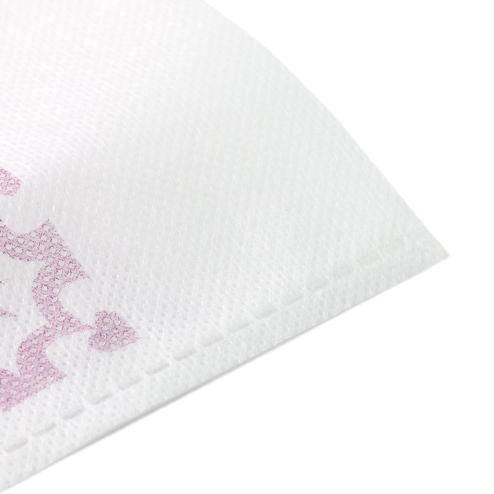 Crafty Purple Geometric Design Non-Woven Open Top Bags