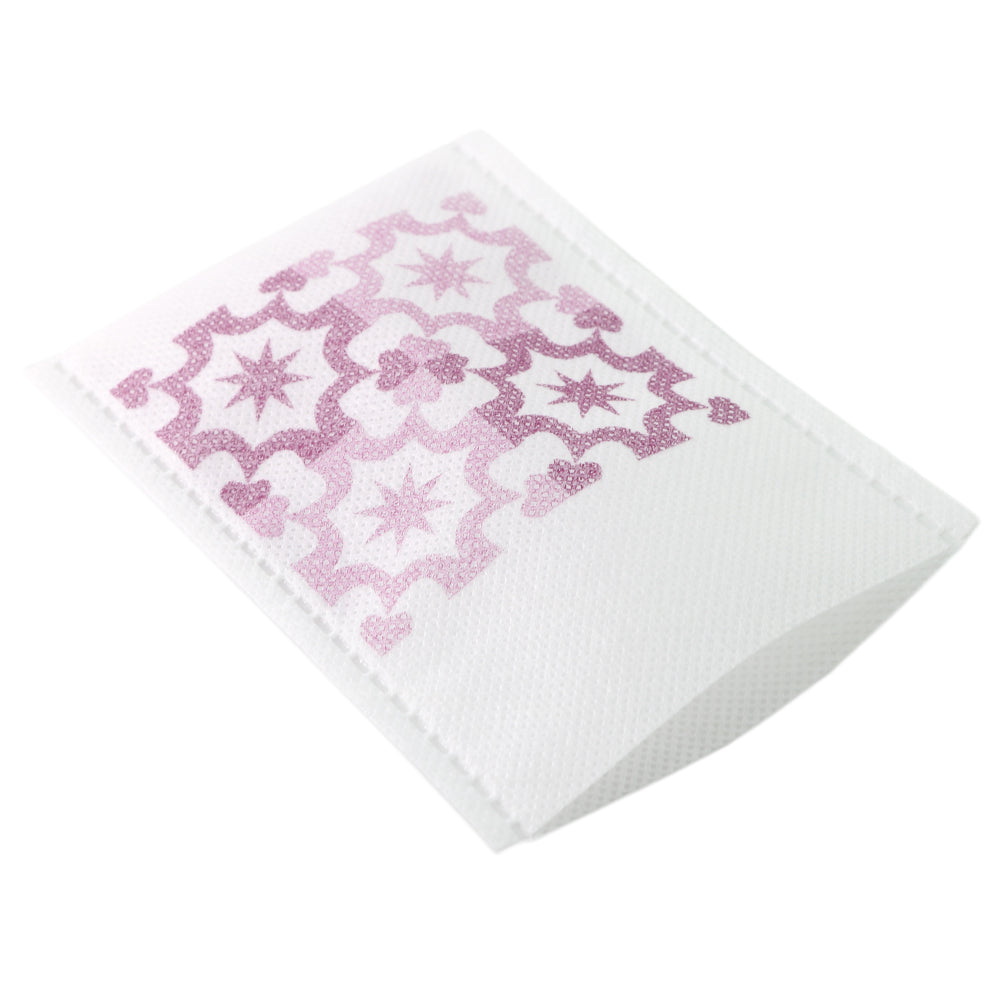 Crafty Purple Geometric Design Non-Woven Open Top Bags