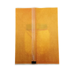 Honey Brown with Clear Window Jar Design Open Top Bags