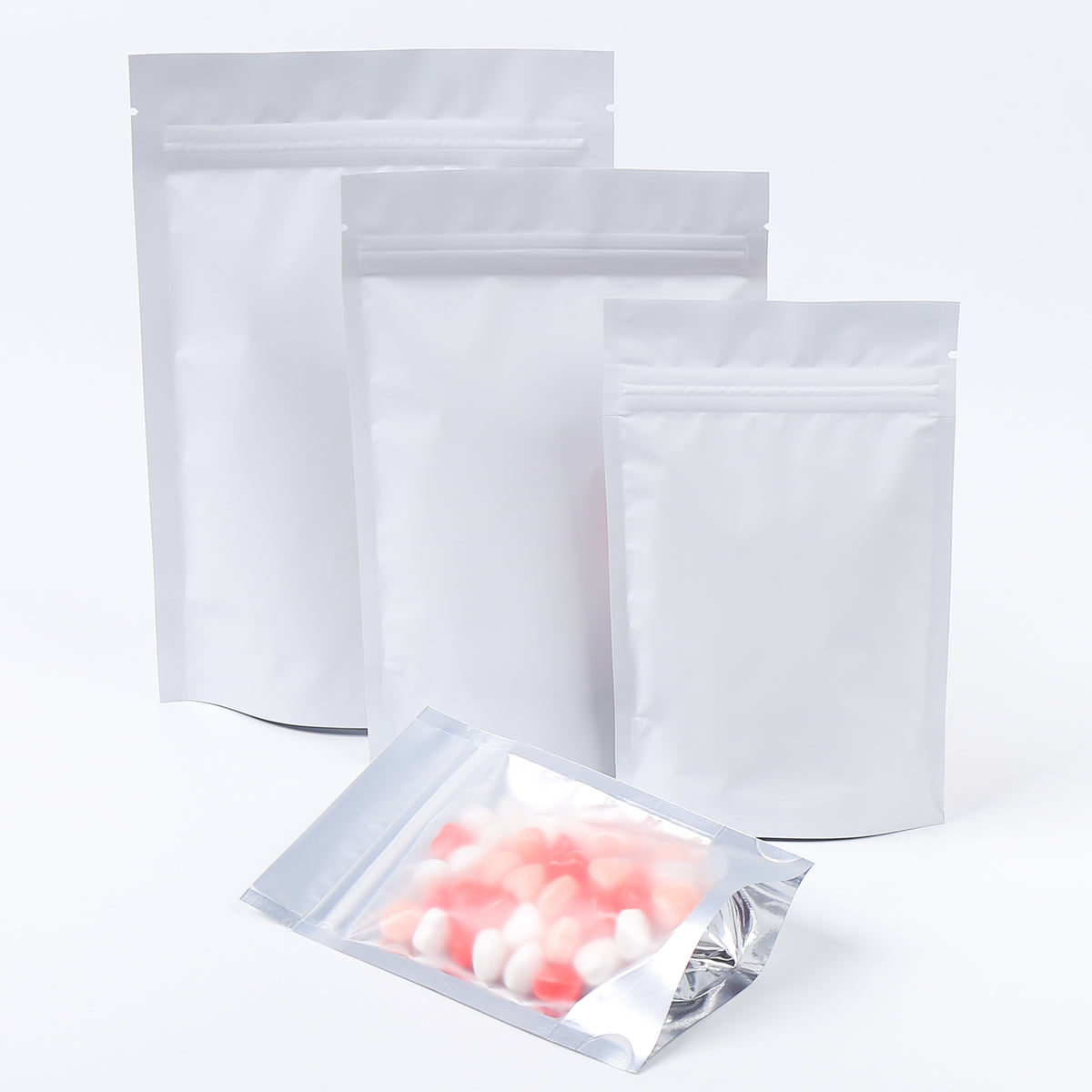 Single Side Matte Color Metallic Mylar Stand Strong® Bags