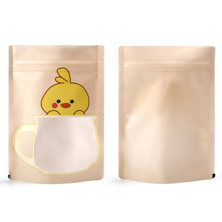QQ Studio® Animal Mug Designed Matte Duck Sauce Orange Stand Strong® Bags