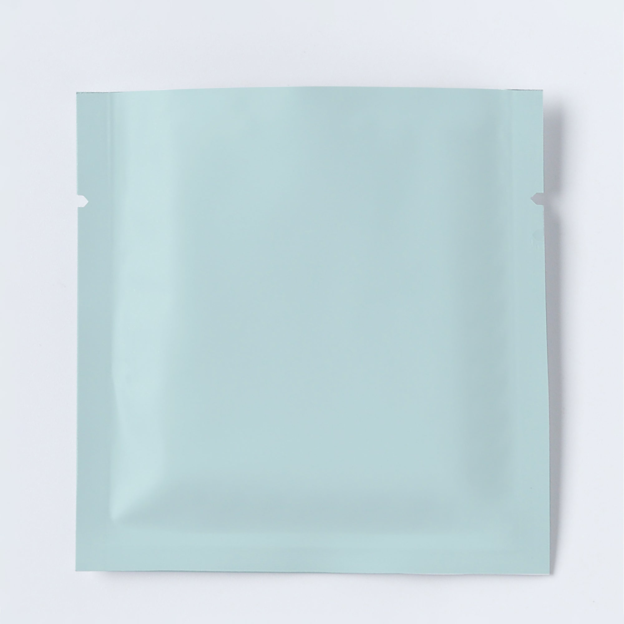 Matte Vintage Blue Aluminum Foil Open Fill Bags