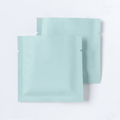 QQ Studio® Matte Vintage Blue Aluminum Foil Open Fill Bags