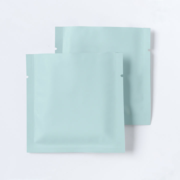 QQ Studio® Matte Vintage Blue Aluminum Foil Open Fill Bags