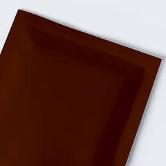 Matte Espresso Brown Aluminum Foil Open Fill Bags