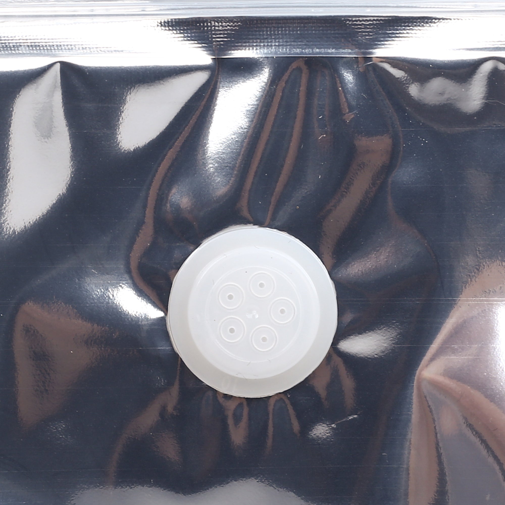 Single Side Matte Chardonnay Coffee Gold Metallic Mylar Stand Strong® Coffee Valve Bags