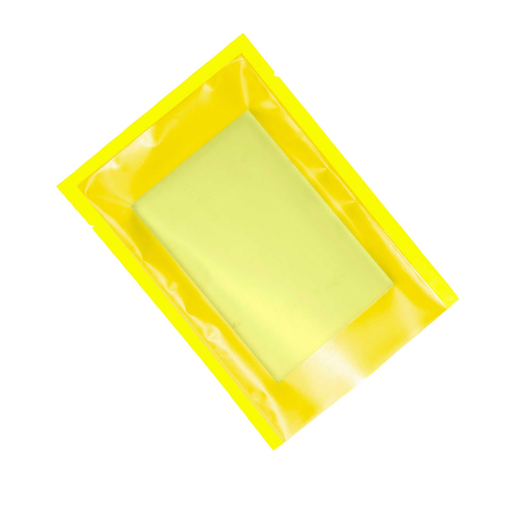 Graham Cracker Gold Matte Plastic SlickSeal™ Bags with Frosted Window