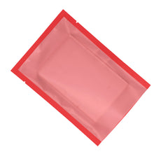 Ravioli Red Matte Plastic SlickSeal™ Bags with Frosted Window