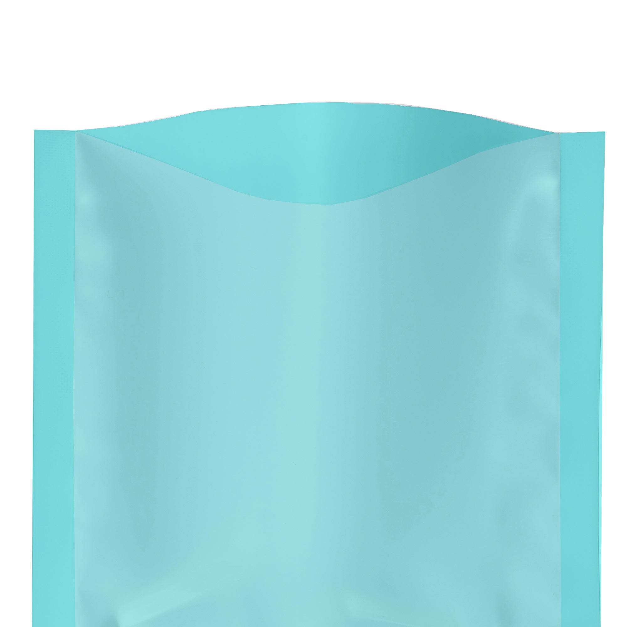 Biscuit Blue Matte Plastic SlickSeal™ Bags with Frosted Window
