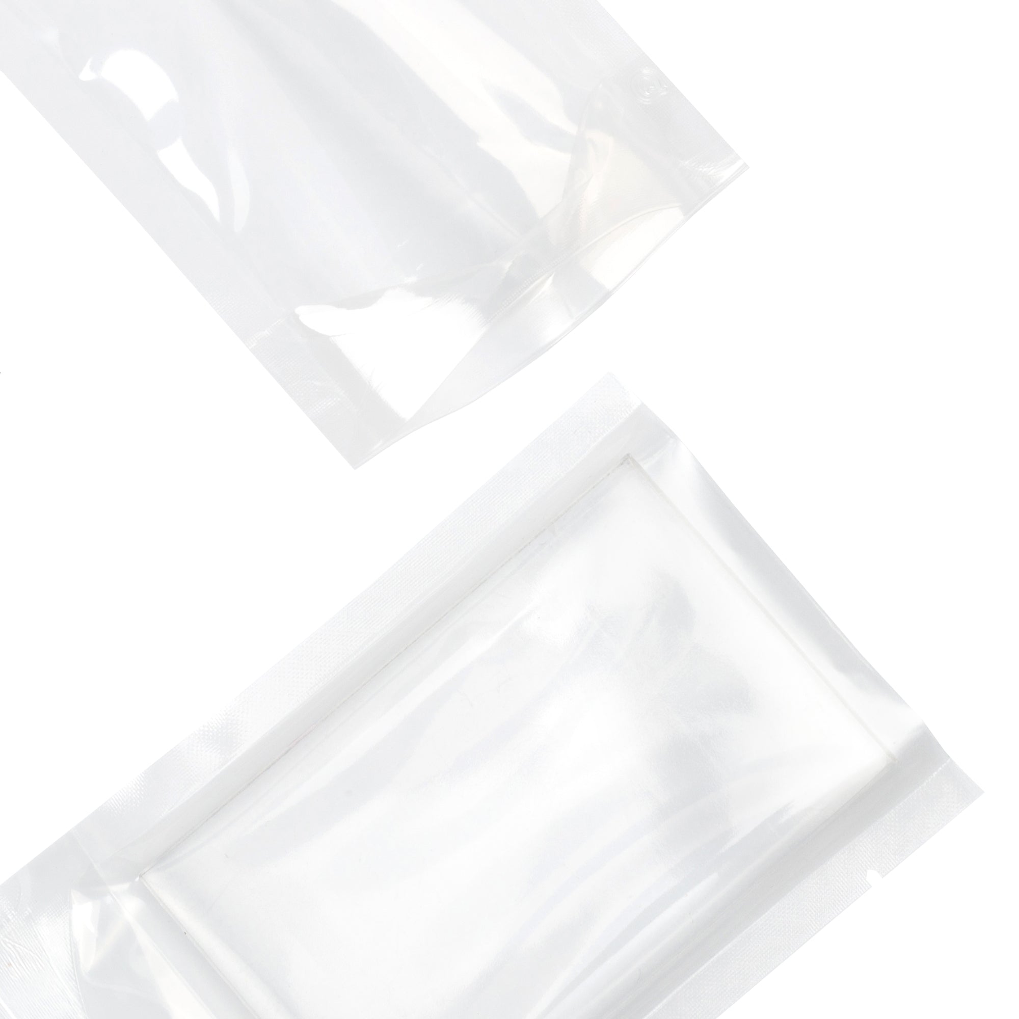 Glossy Opalite Clear BOPA Plastic Open Top SlickSeal™ Bags