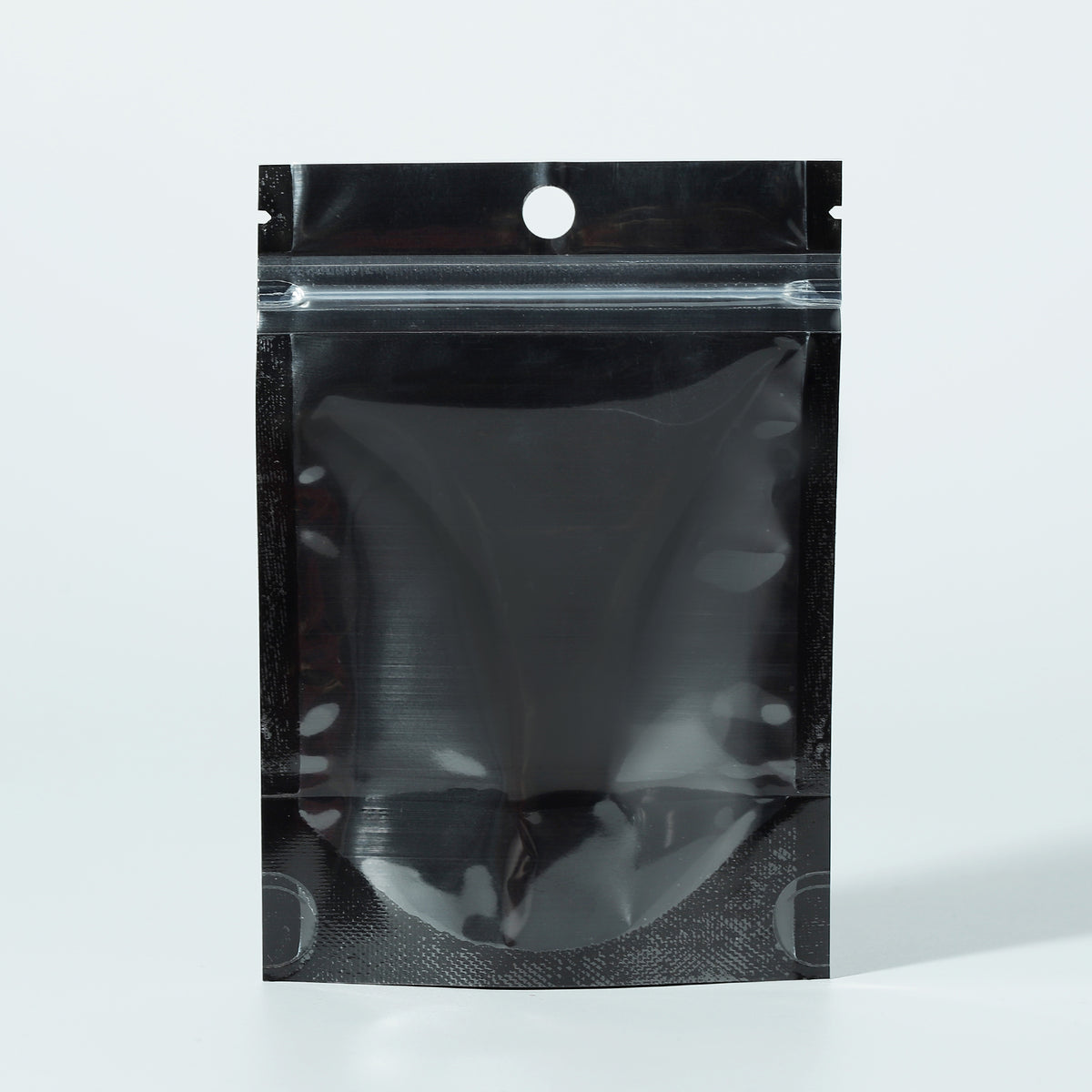 Single Side Glossy Color Metallic Mylar Stand Strong® Bags with Round Hang-Hole