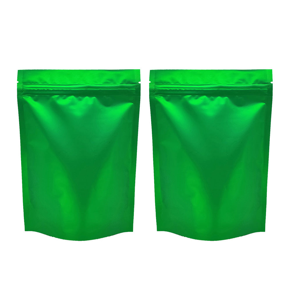 Matte Sea Green Mylar Stand Strong® Bags