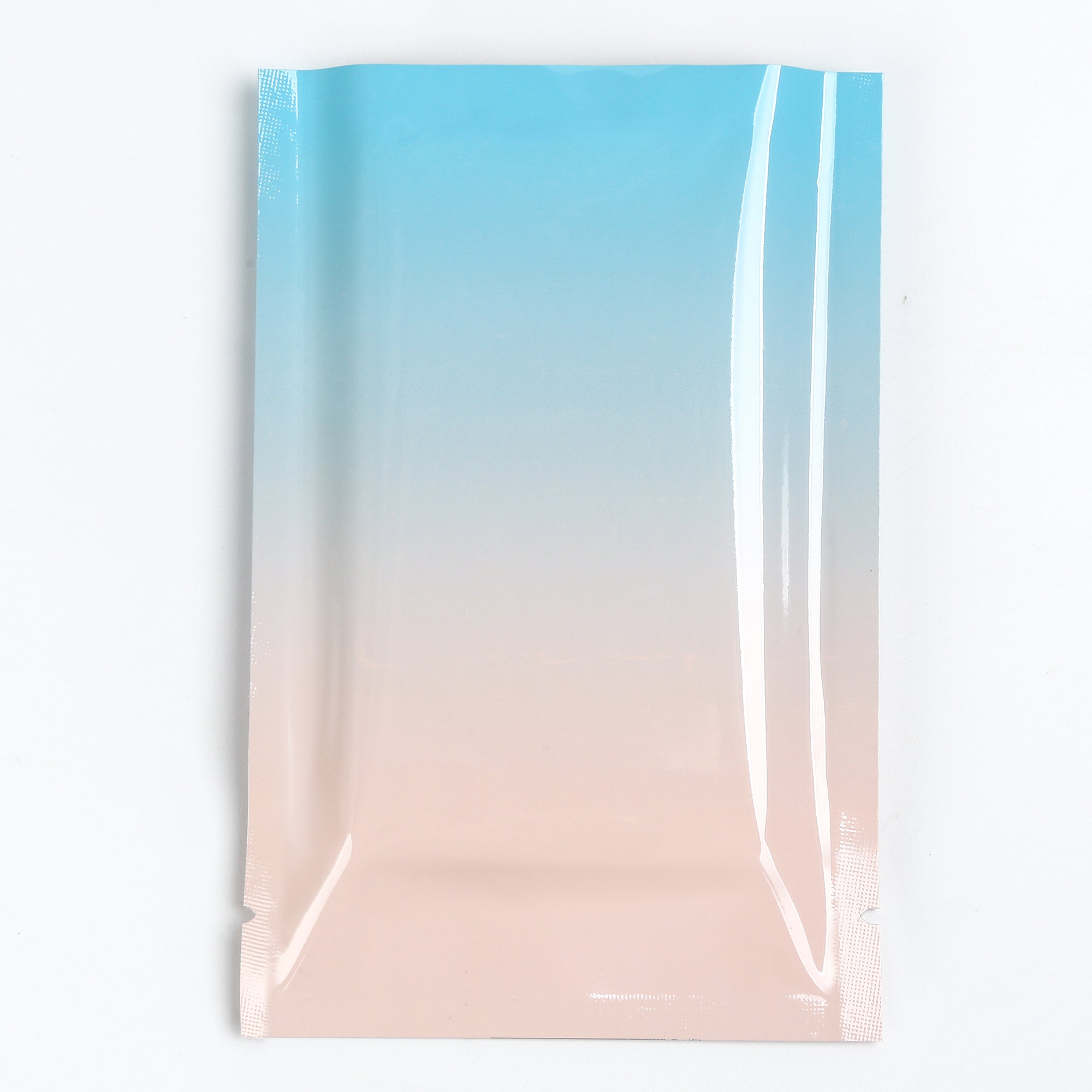 Glossy Double-Sided Cotton Candy Pink Ombre Gradient Mylar SlickSeal™ Bags