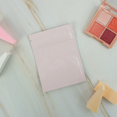 Glossy Perfect Pink Metallic Mylar Flat QuickQlick® Bags