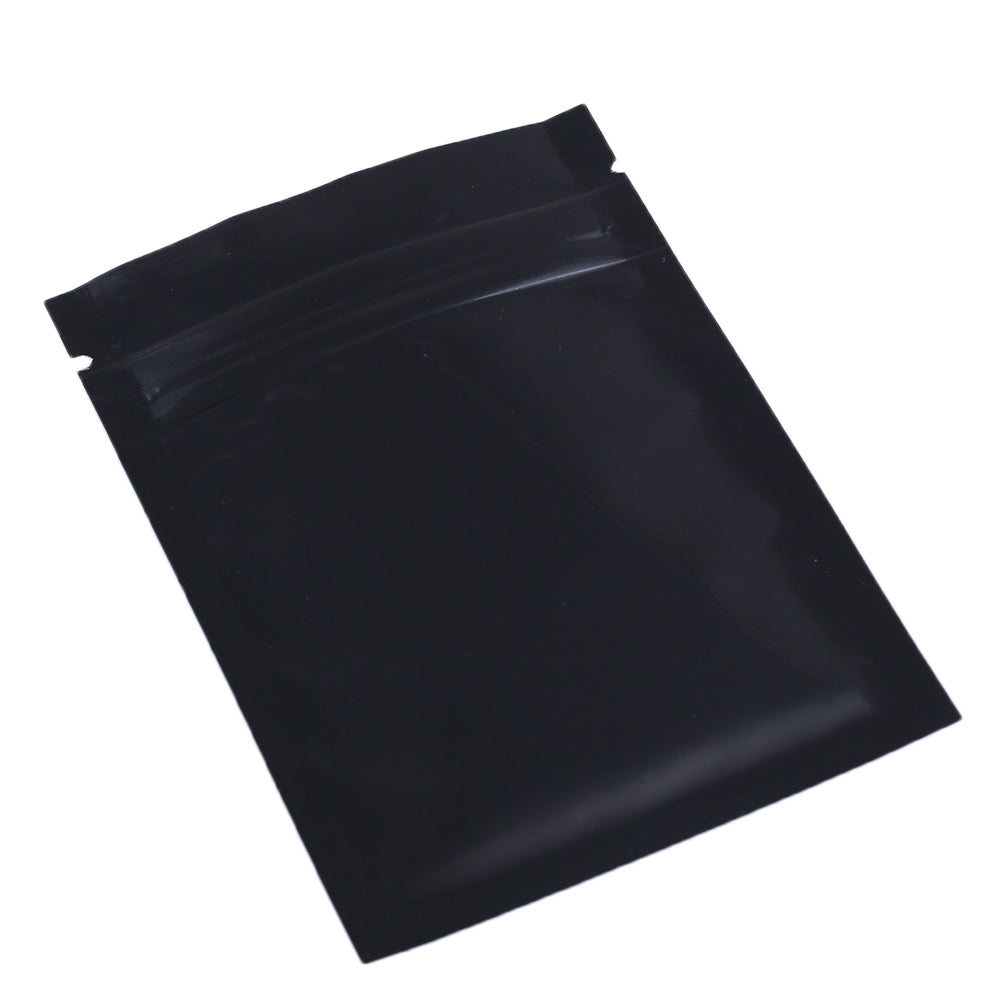 QQ Studio® Glossy Mirror Black Metallic Mylar Flat QuickQlick® Bags