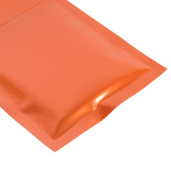 Glossy Sunset Orange Metallic Mylar Flat QuickQlick® Bags