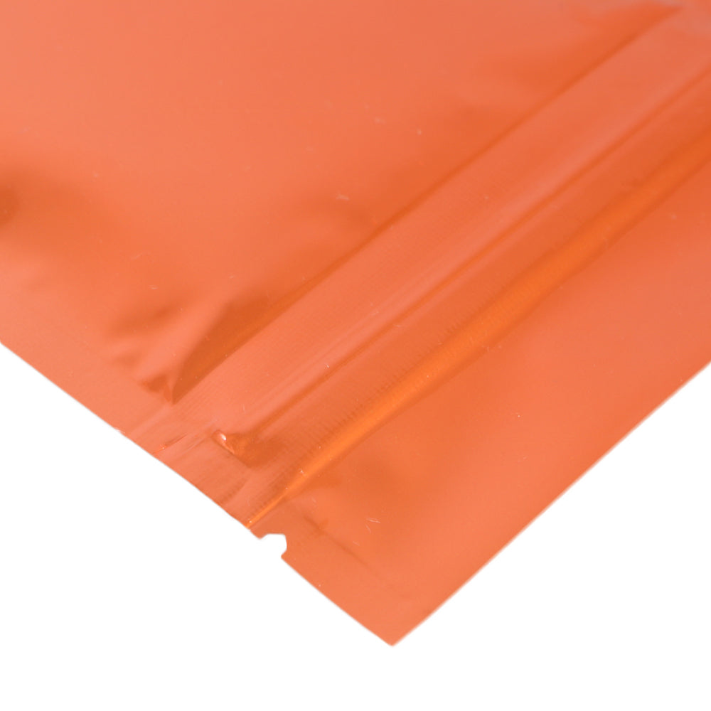 Glossy Sunset Orange Metallic Mylar Flat QuickQlick® Bags