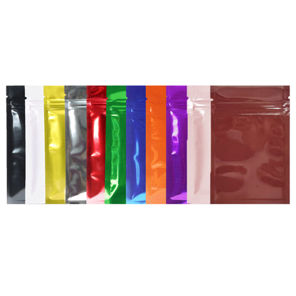 QQ Studio® Glossy Double Sided Metallic Mylar Flat QuickQlick™ Bags