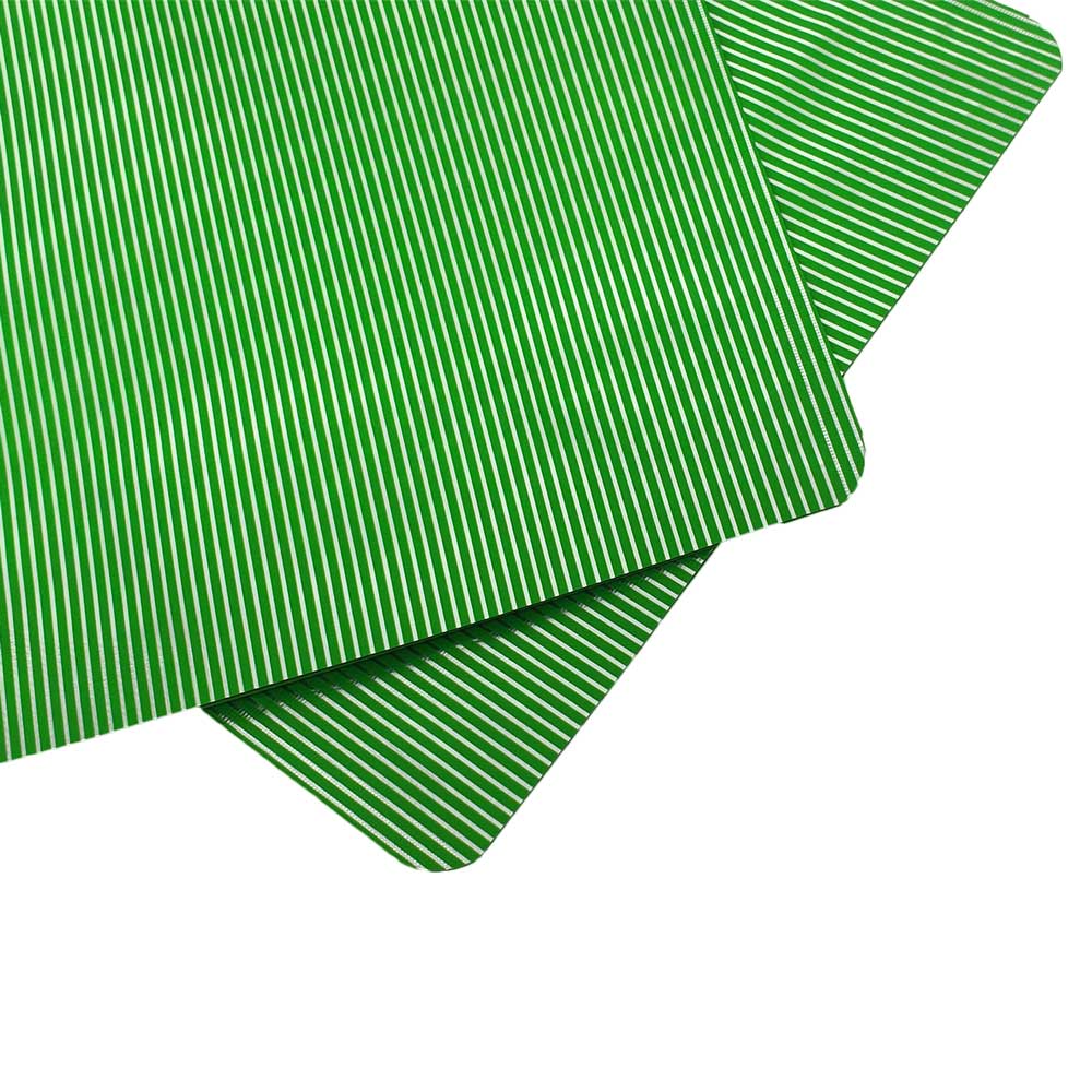 Baseball Green Stripe Design Mylar Stand Strong® Bags