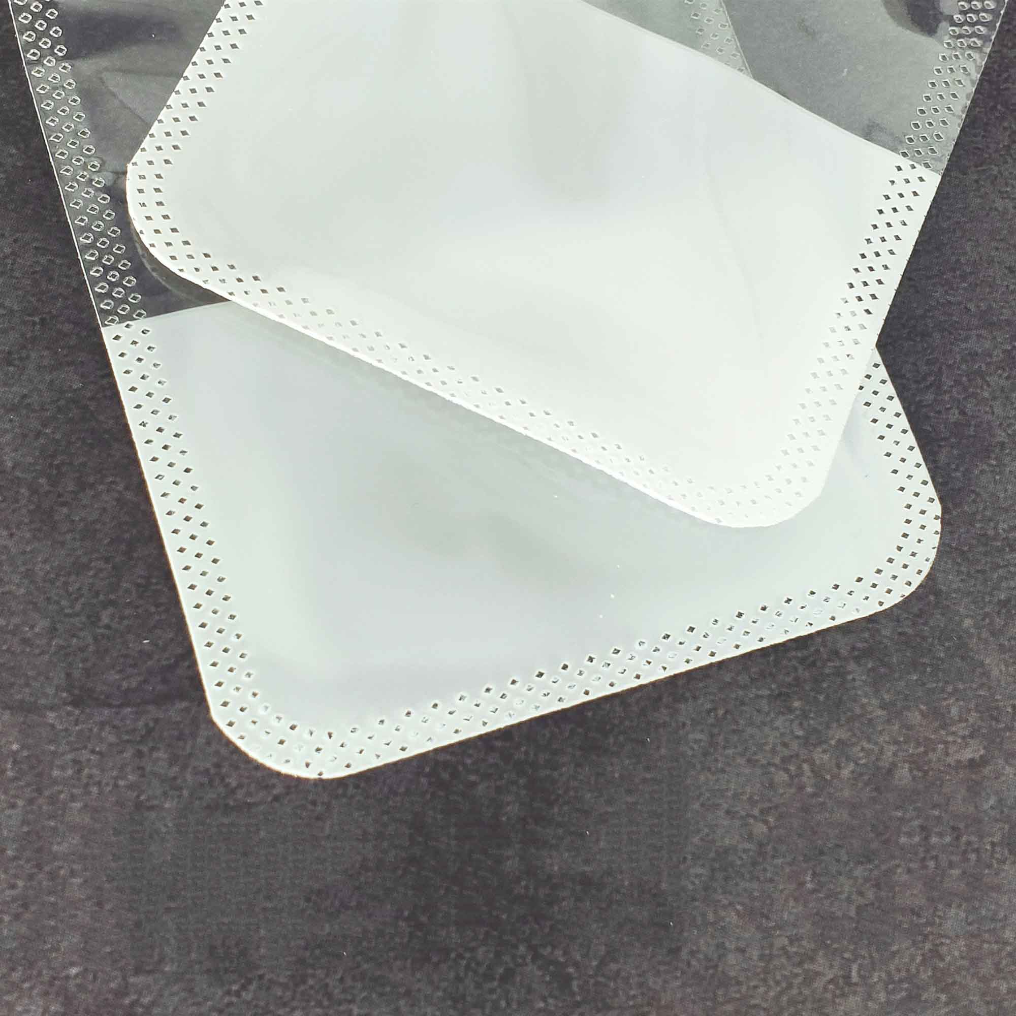 Glossy Half Soft White QuickQlick® Bags with Butterfly Hang Hole