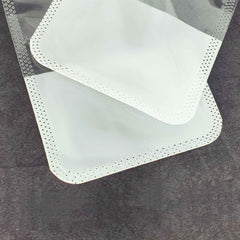 Glossy Half Soft White QuickQlick® Bags with Butterfly Hang Hole