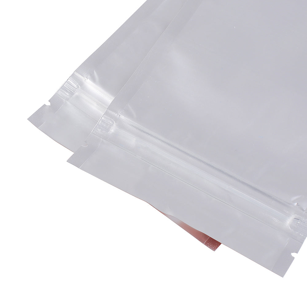 Half Shock Blue Metallic Mylar Flat QuickQlick® Bags