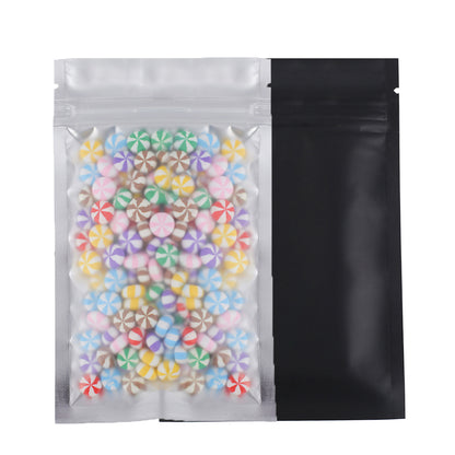 QQ Studio® Half Waxed Black Metallic Mylar Flat QuickQlick™ Bags