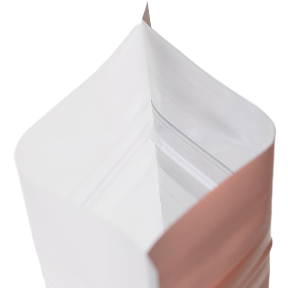 Half Mahogany Brown Metallic Mylar Flat QuickQlick® Bags