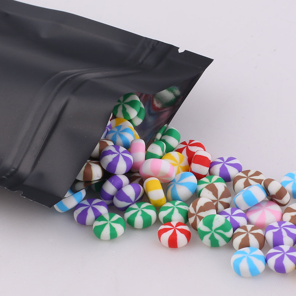 Foggy Night Black Metallized Mylar Foil Flat QuickQlick® Bags