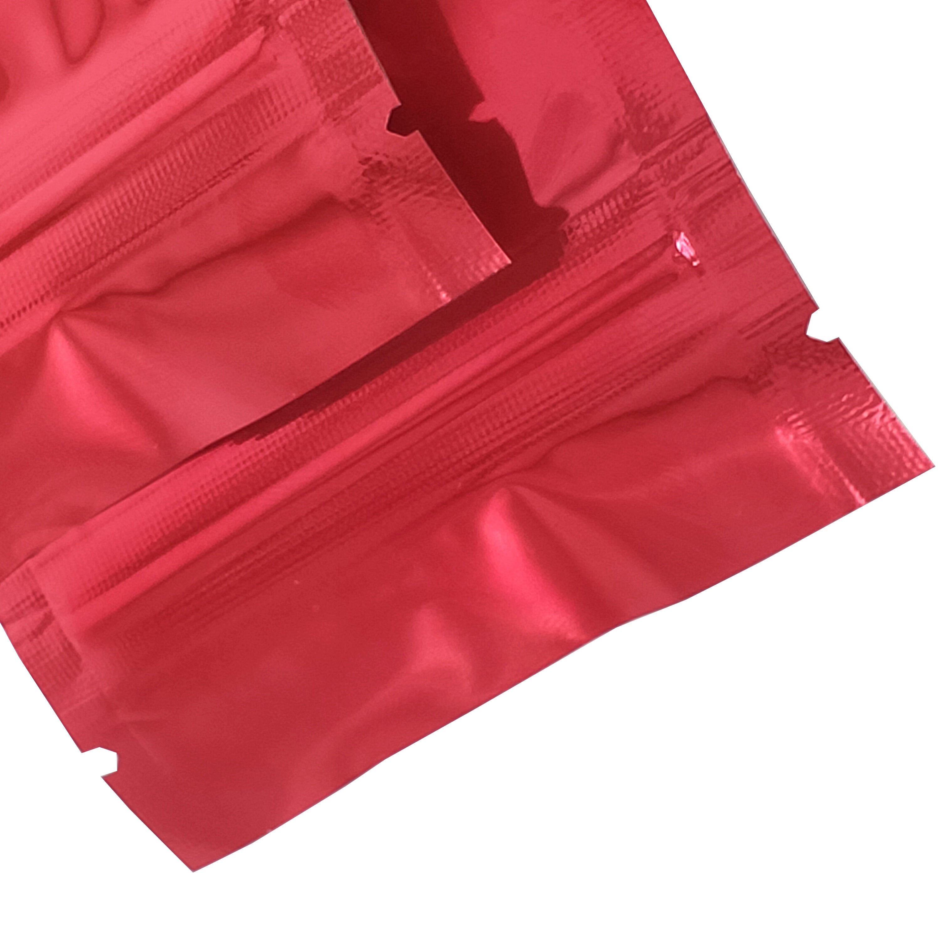 Glossy Half Heart Red Window Mylar Flat QuickQlick® Bags