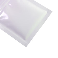 Glossy Half Arctic White Window Mylar Flat QuickQlick® Bags