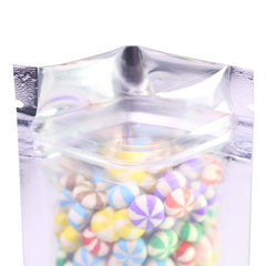 Flat Mylar Bags with Single Side Glossy Window