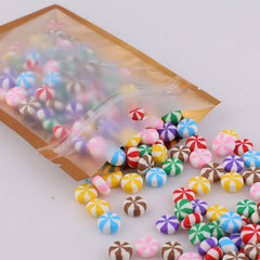 Matte Half Golden Brown Window with Inner Color Mylar Flat QuickQlick® Bags