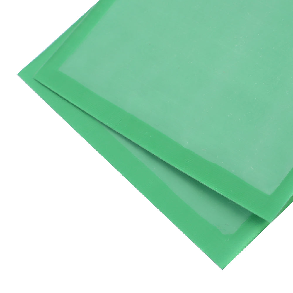 Matte Half Pear Green Mylar Flat QuickQlick® Bags