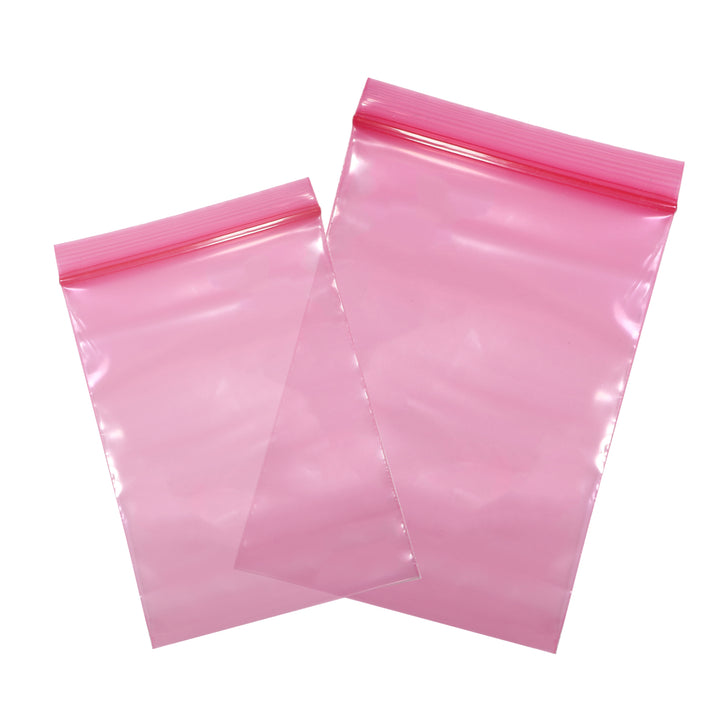 QQ Studio® Glossy Pink Lemonade Soft Plastic Storage QuickQlick™ Bags