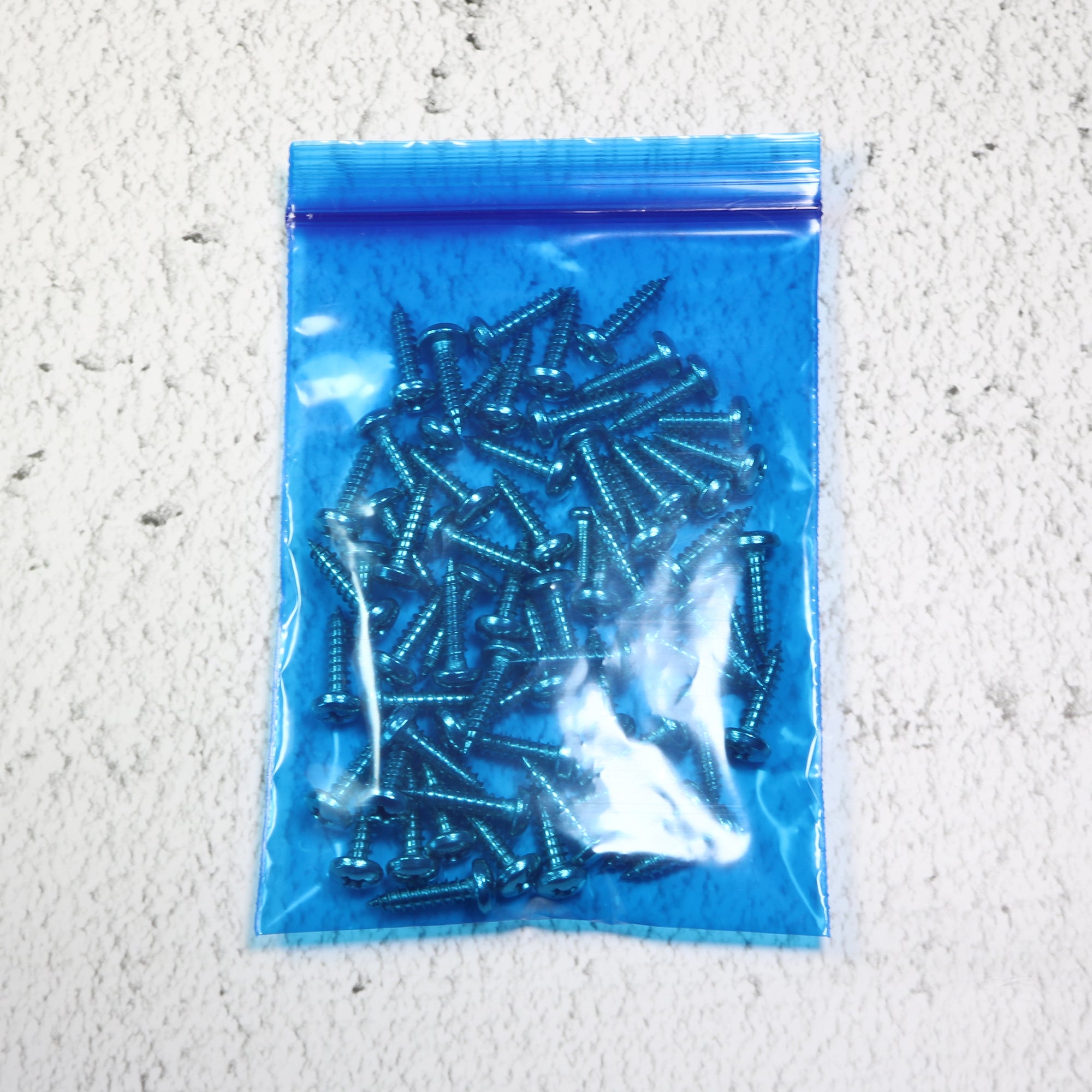 Glossy Clear Water Blue Soft Plastic Storage QuickQlick® Bags