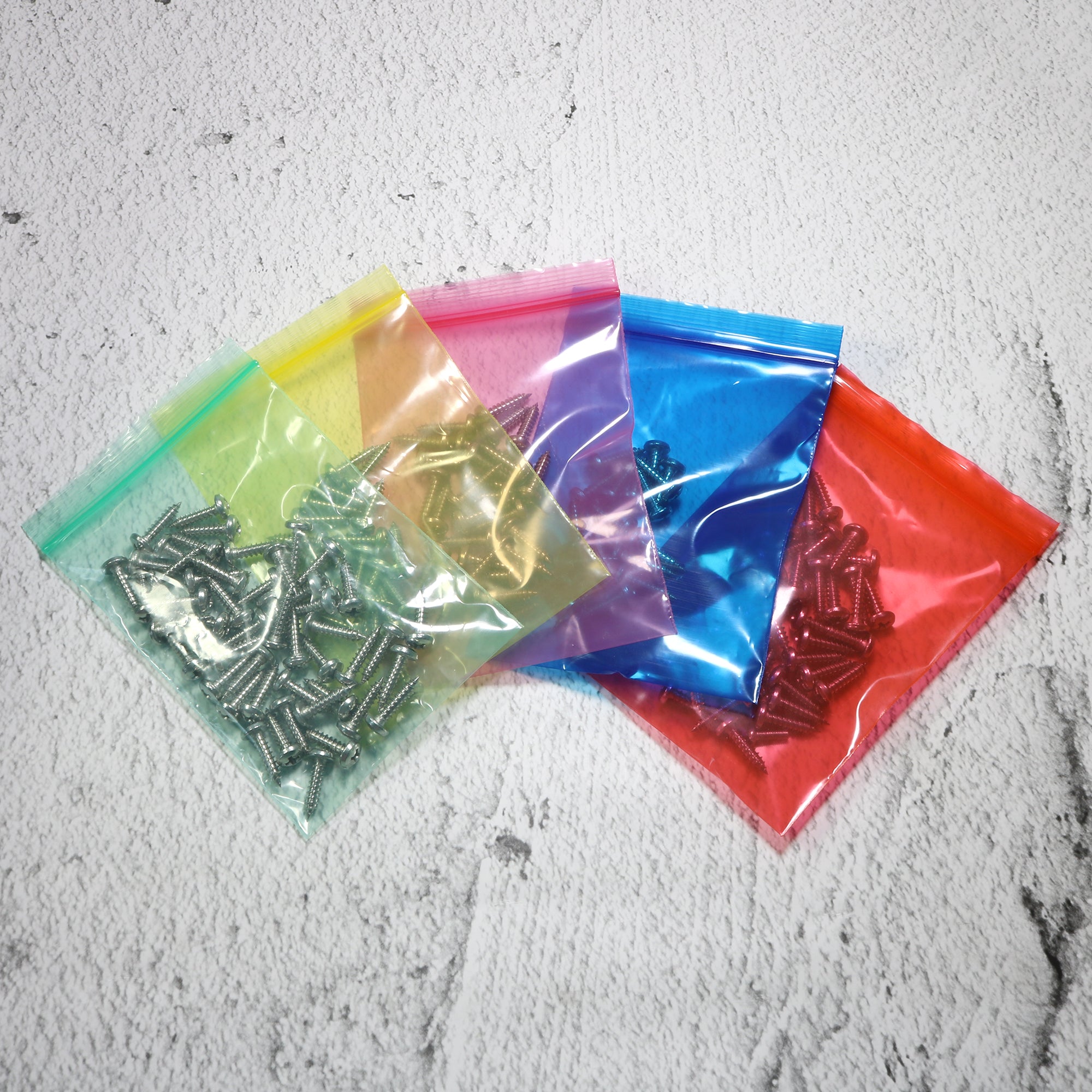 Reusable Glossy Plastic Zipper Seal Storage Bags