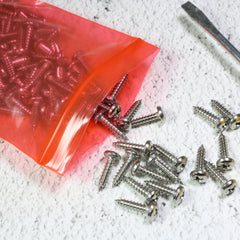 Reusable Glossy Plastic Zipper Seal Storage Bags