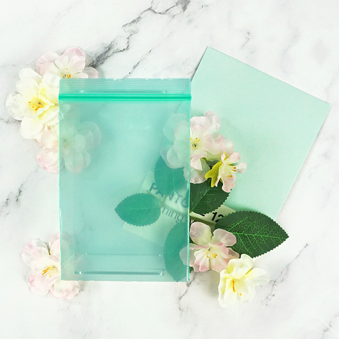 Glossy Arctic Green Soft Plastic Storage QuickQlick® Bags
