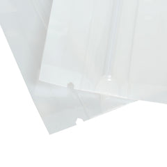 Glossy Half Laminated White Window Display Polyethylene QuickQlick® Bags