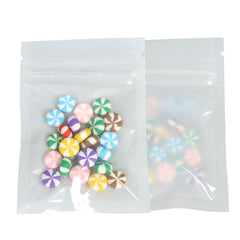 Glossy Half Laminated White Window Display Polyethylene QuickQlick® Bags