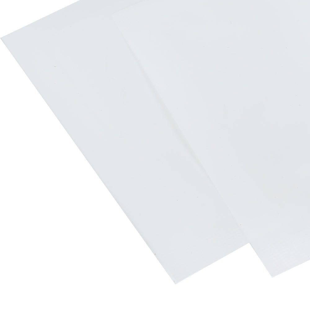 Glossy Half Laminated White Window Display Polyethylene QuickQlick® Bags