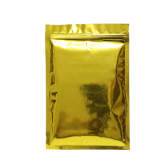 Smooth Glossy Metallic Gold Double-Sided Mylar QuickQlick® Bags