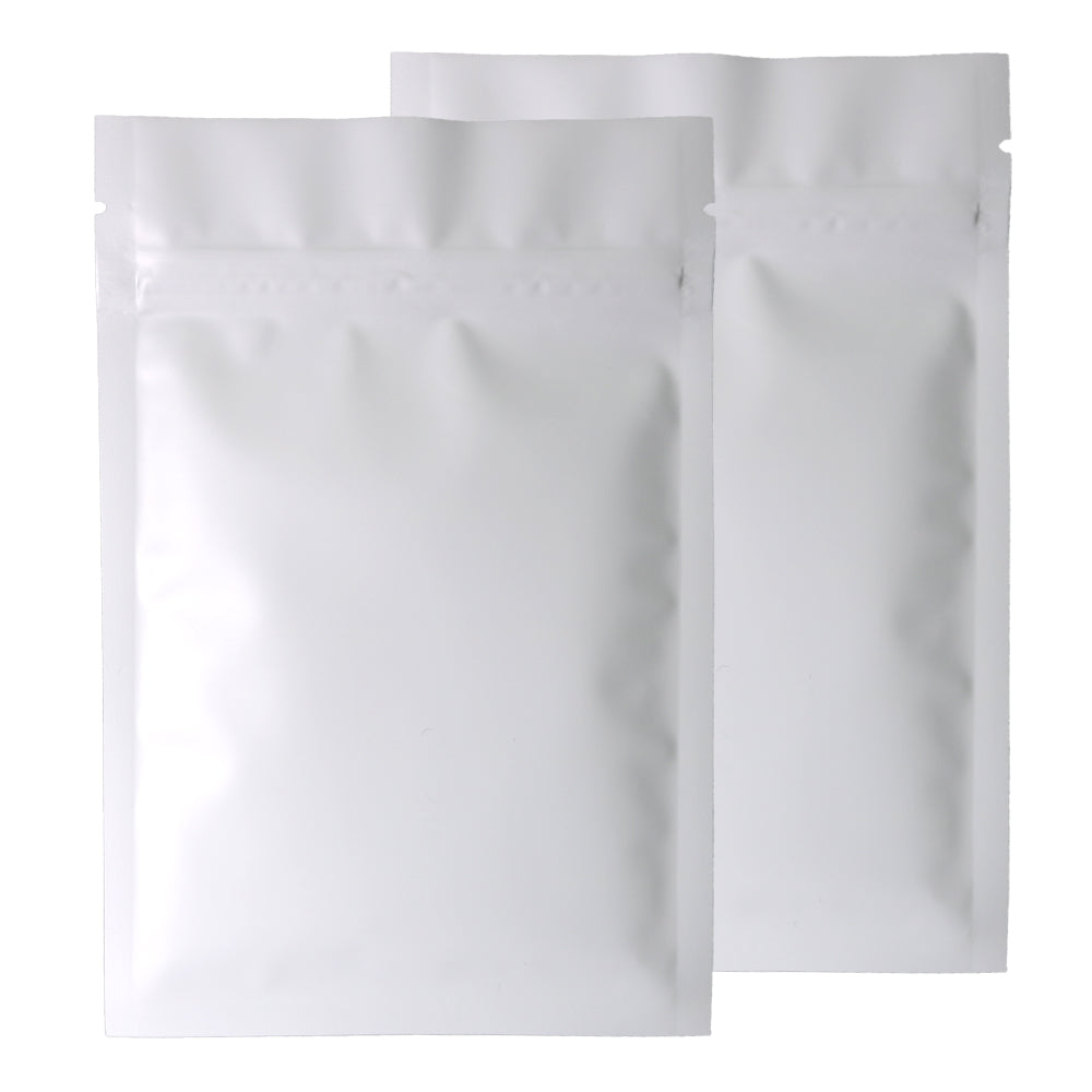 Matte Rustic Creamy White Mylar Foil Flat QuickQlick® Bags