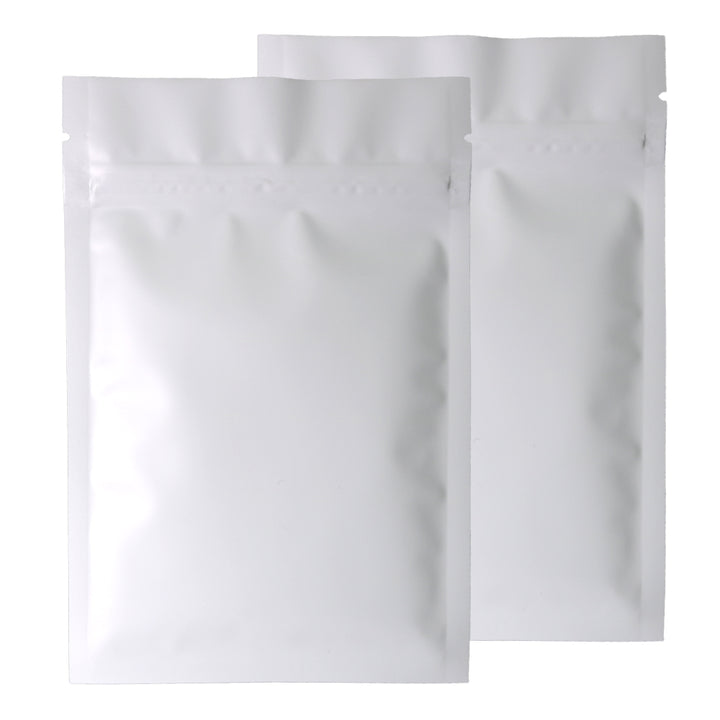 QQ Studio® Matte Rustic Creamy White Mylar Foil Flat QuickQlick™ Bags