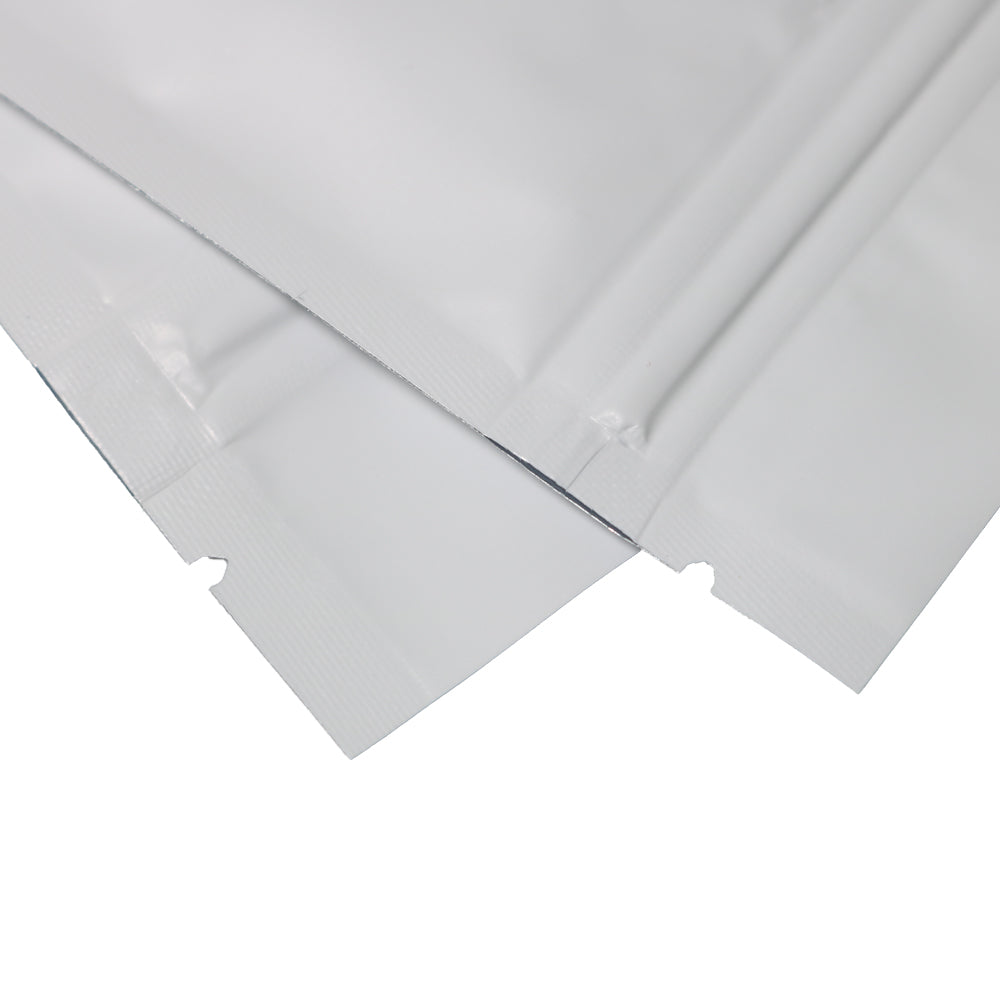 Matte Rustic Creamy White Mylar Foil Flat QuickQlick® Bags