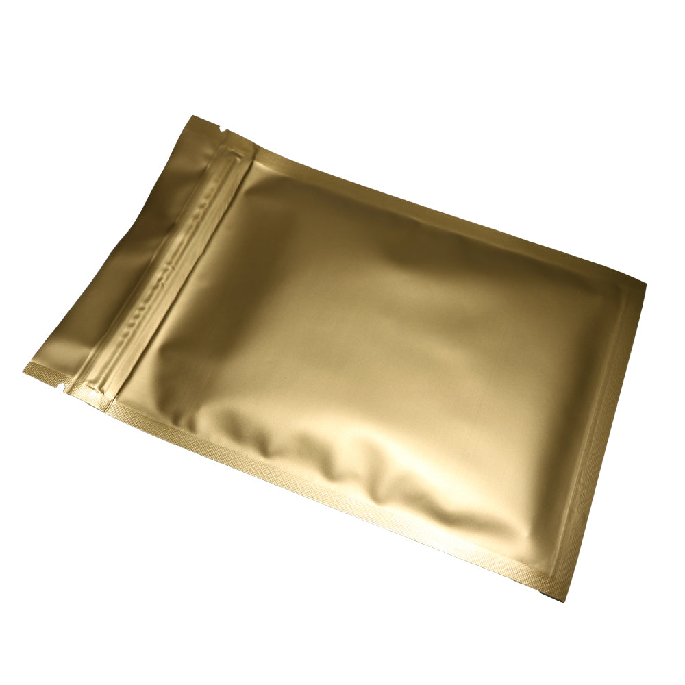Rustic Matte Golden Brown Mylar Foil Flat QuickQlick® Bags