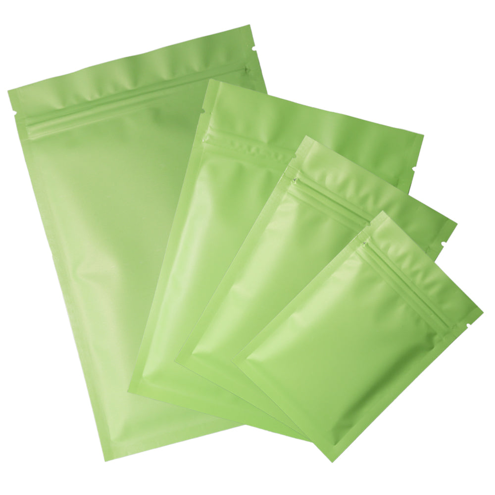 QQ Studio® Matte Rustic Carnivorous Green Mylar Foil Flat QuickQlick™ Bags