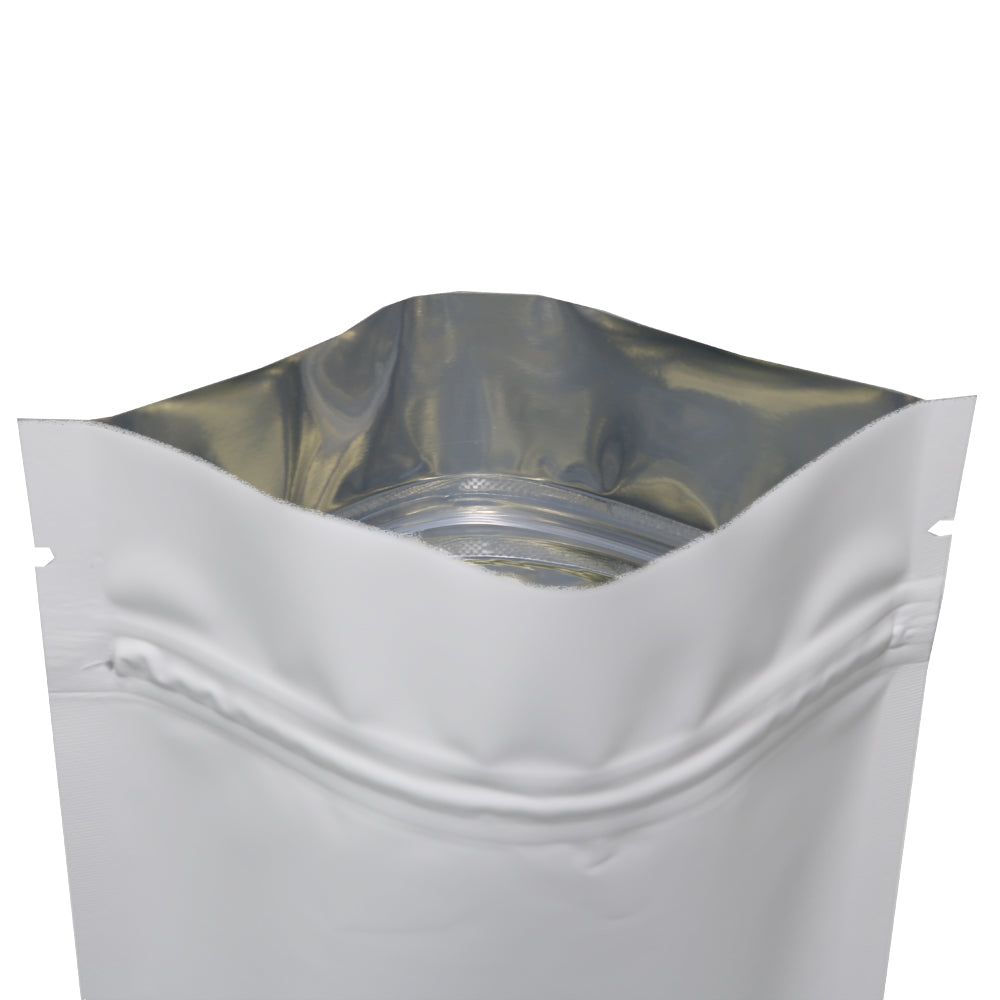 Matte Rustic Creamy White Mylar Foil Flat QuickQlick® Bags